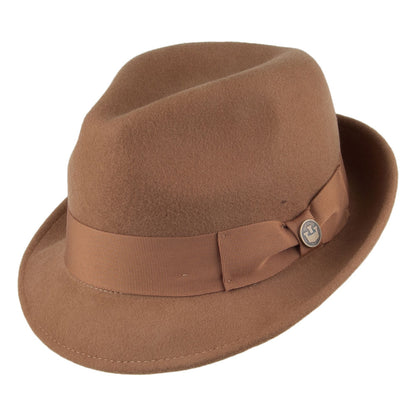 Chapeau Trilby en Laine Feutrée Good Boy camel GOORIN BROTHERS