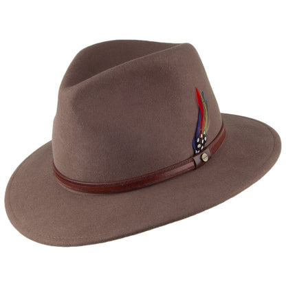 Chapeau Fedora Safari Rantoul marron clair STETSON