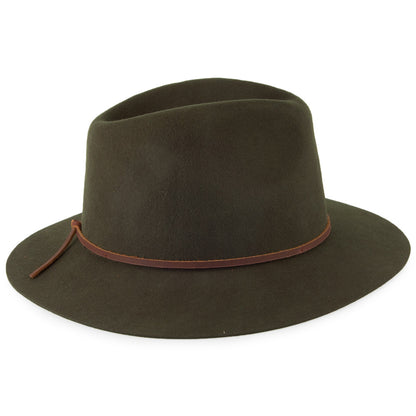 Chapeau Fedora Wesley mousse-marron BRIXTON