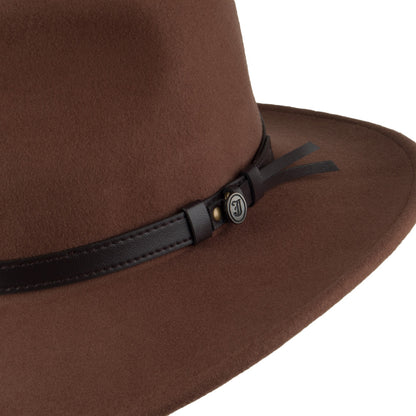 Chapeau Australien Déformable marron clair JAXON & JAMES