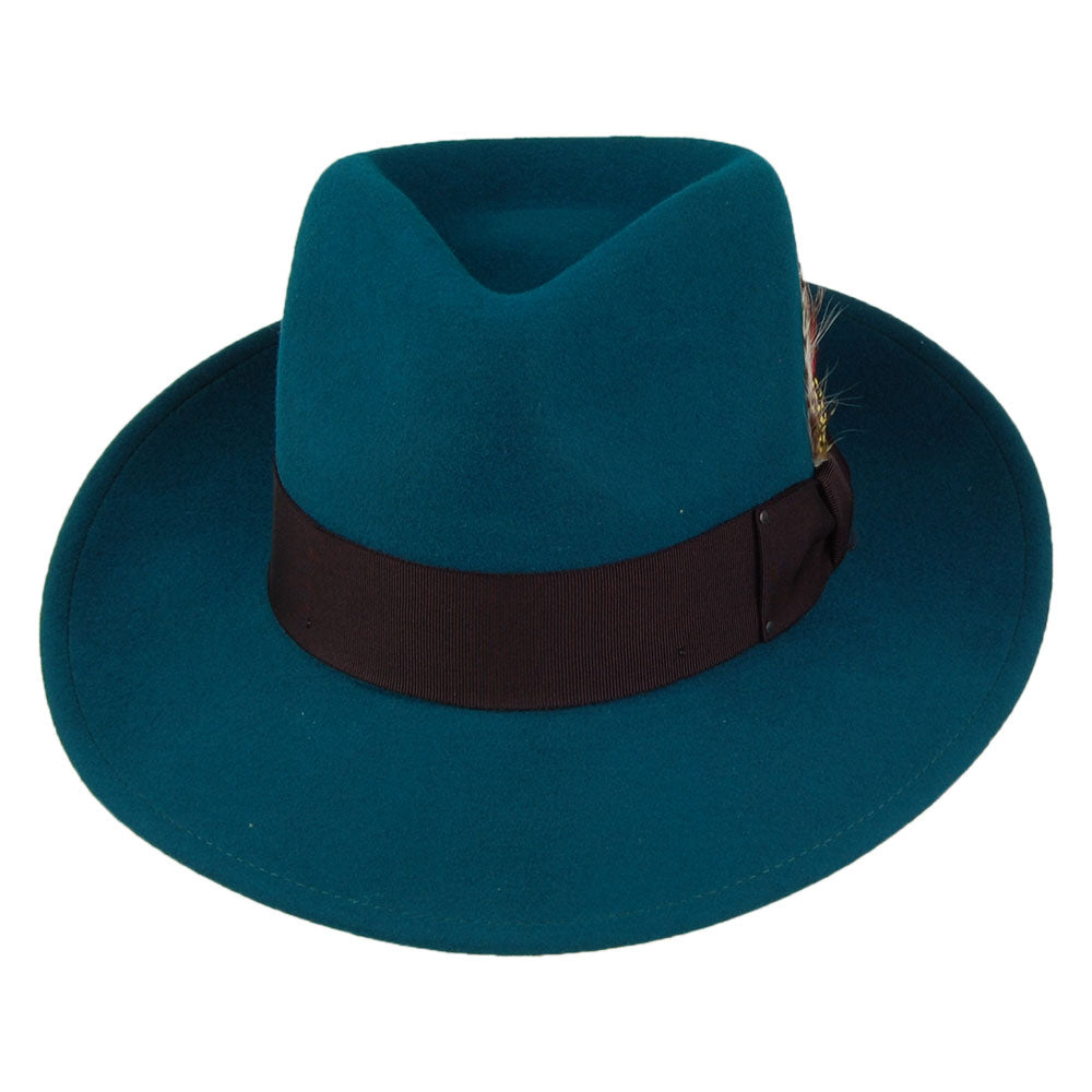 Chapeau Fedora Déformable 7002 bleu sarcelle BAILEY