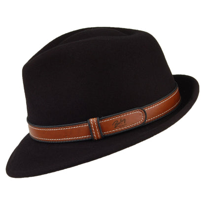Chapeau Fedora LiteFelt Dodgson noir BAILEY