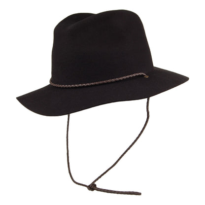 Chapeau Fedora Freeport noir BRIXTON