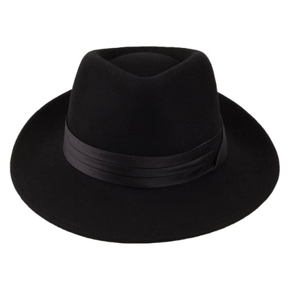 Chapeau Fedora en Laine Feutrée Goodman noir BRIXTON
