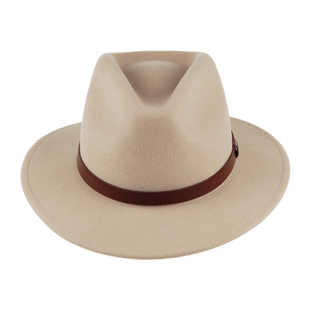 Chapeau Fedora Messer khaki clair BRIXTON