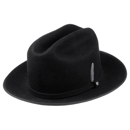 Chapeau de Cowboy en Laine Feutrée Open Road noir STETSON