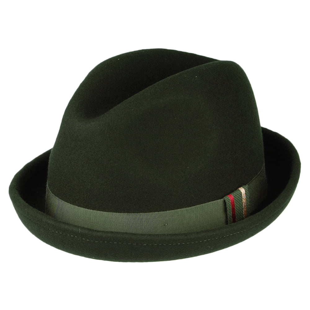 Chapeau Trilby en Laine Feutrée New Orleans mousse CHRISTYS
