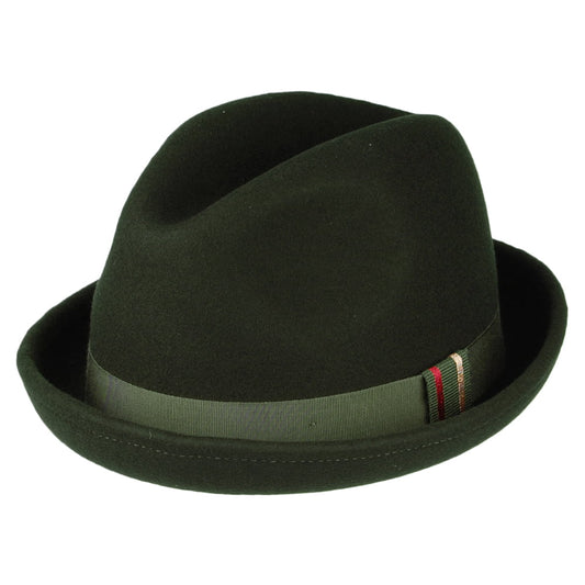 Chapeau Trilby en Laine Feutrée New Orleans mousse CHRISTYS