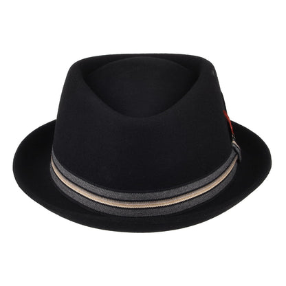 Chapeau Trilby en Laine Feutrée Diamond noir STETSON