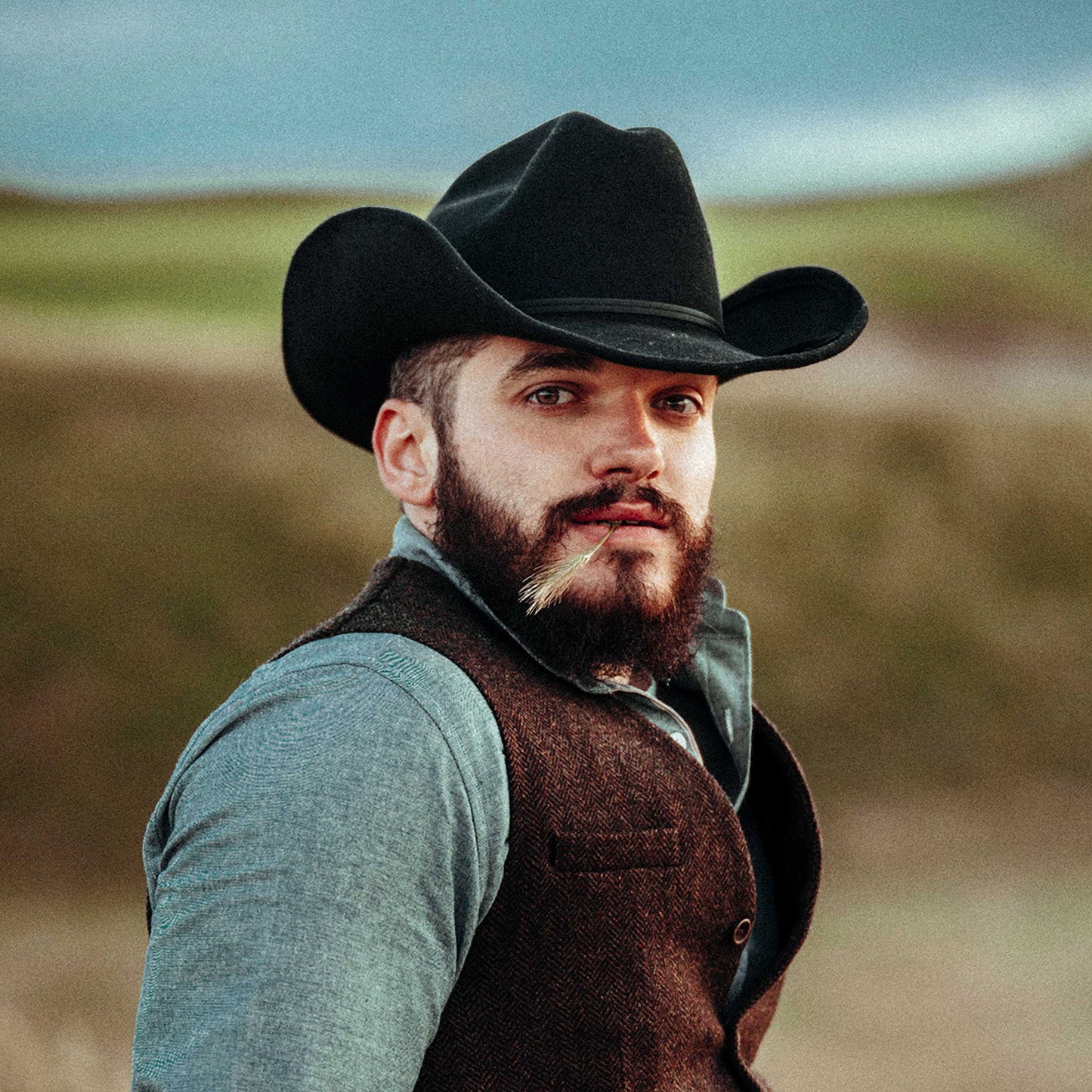 Chapeau de Cowboy Western noir JAXON & JAMES