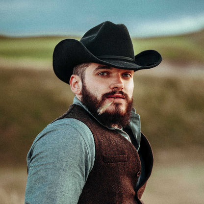 Chapeau de Cowboy Western noir JAXON & JAMES