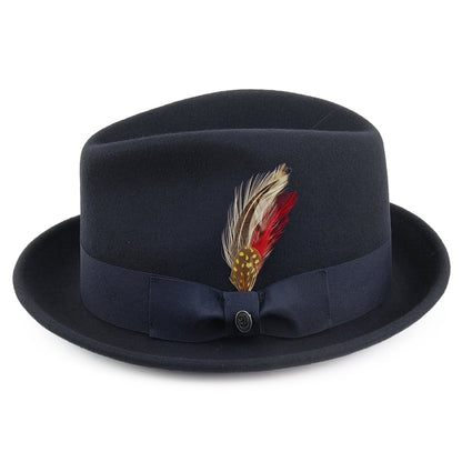 Chapeau Trilby Déformable Blues bleu marine JAXON & JAMES
