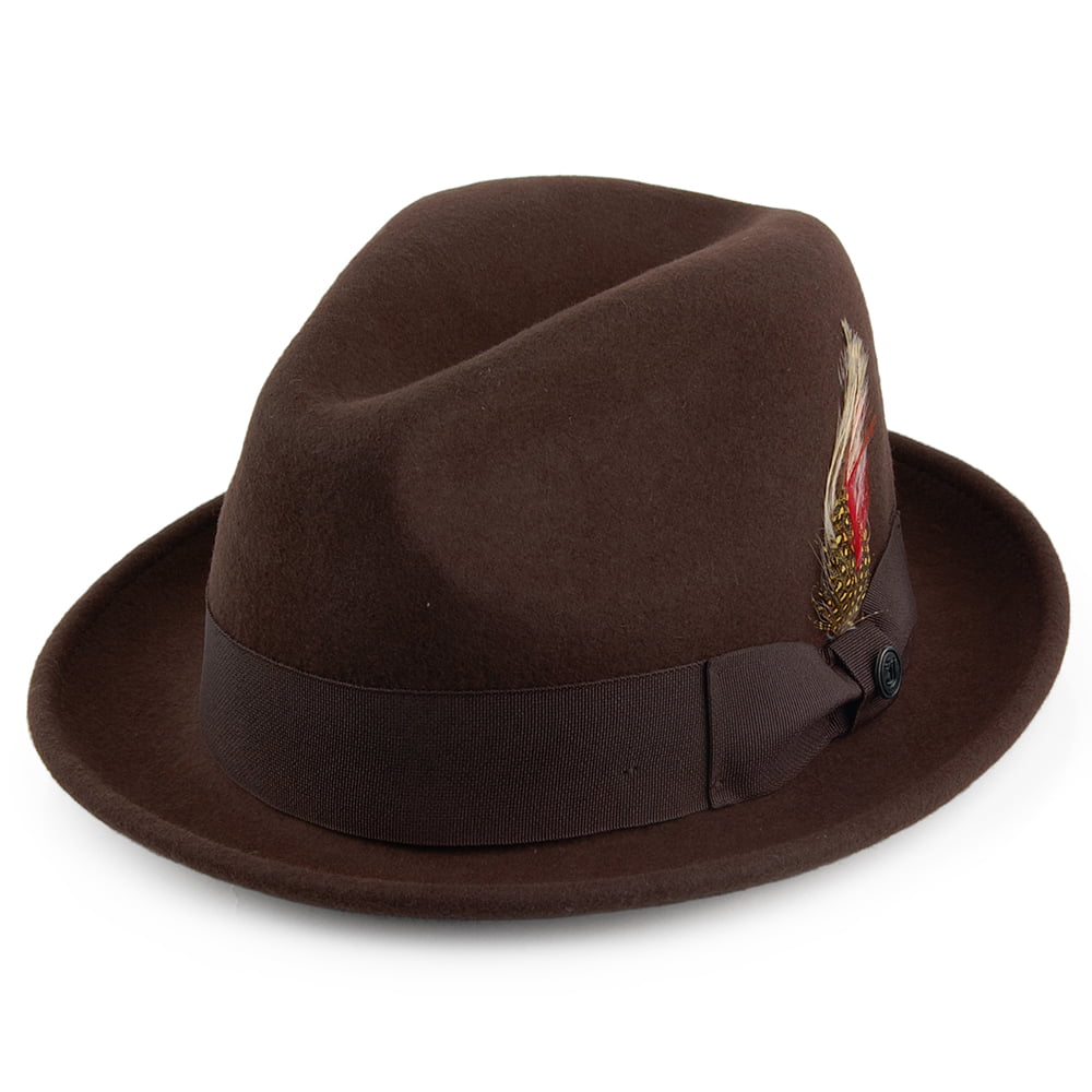 Chapeau Trilby Déformable Blues marron JAXON & JAMES