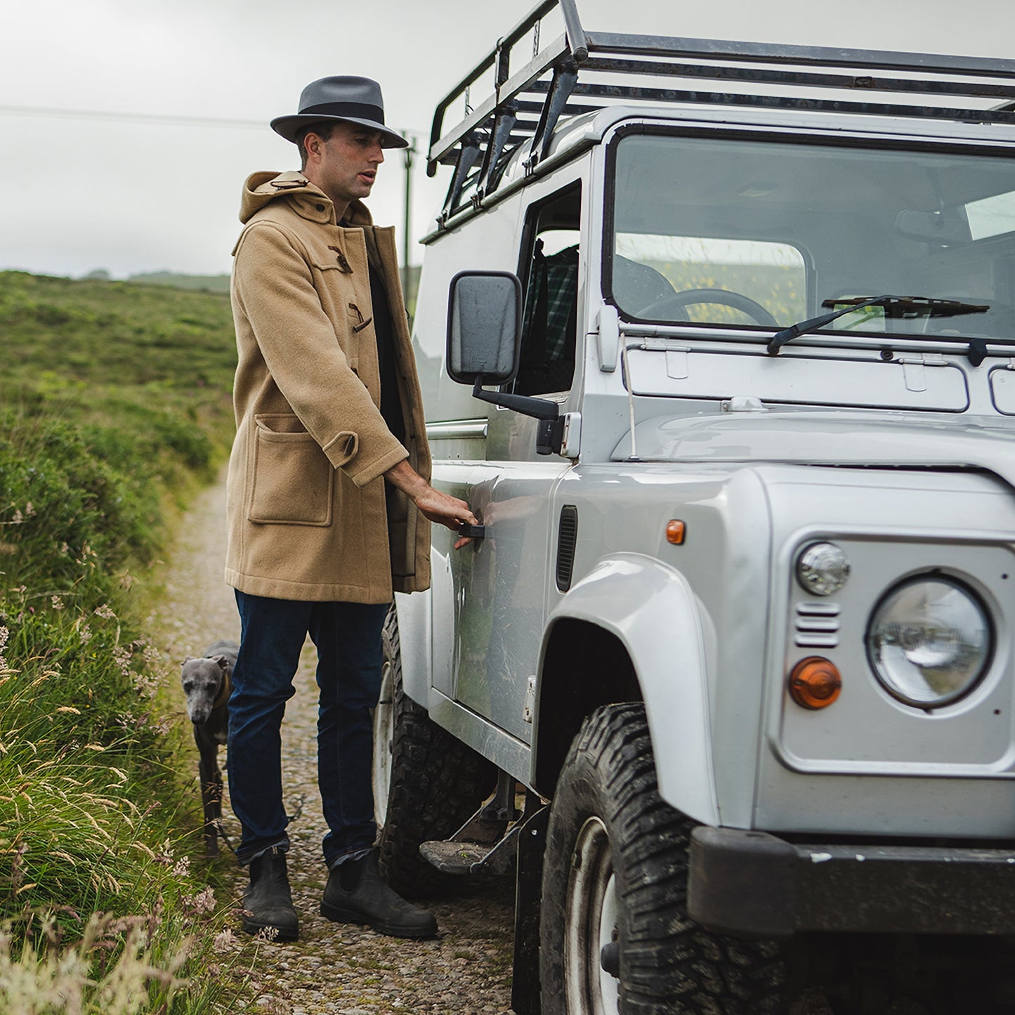 Chapeau Fedora en Laine Feutrée Déformable C-Crown gris JAXON & JAMES