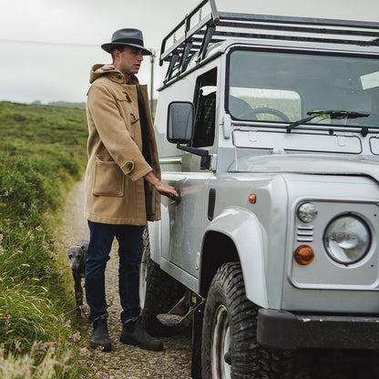 Chapeau Fedora en Laine Feutrée Déformable C-Crown gris JAXON & JAMES