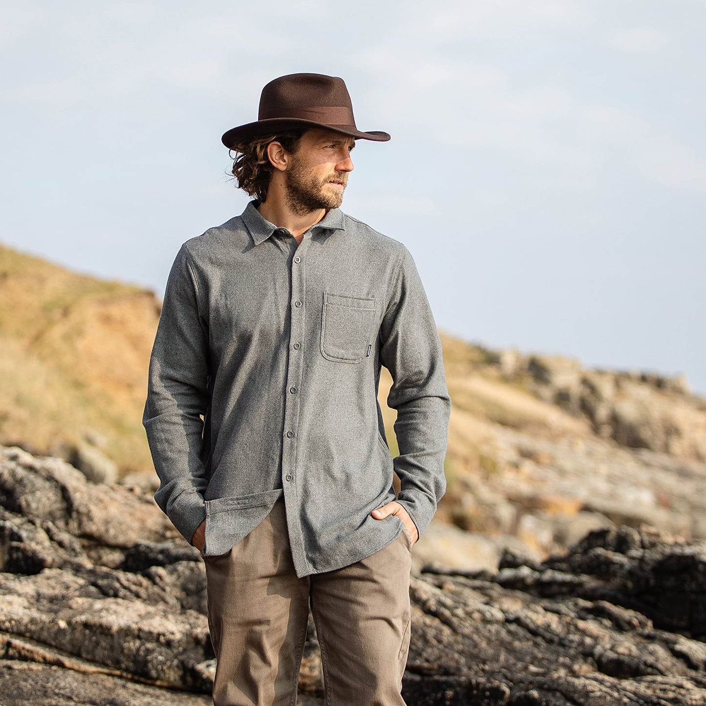 Chapeau Fedora Ford marron JAXON & JAMES