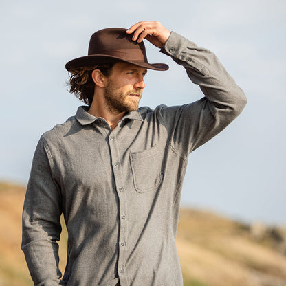 Chapeau Fedora Ford marron JAXON & JAMES