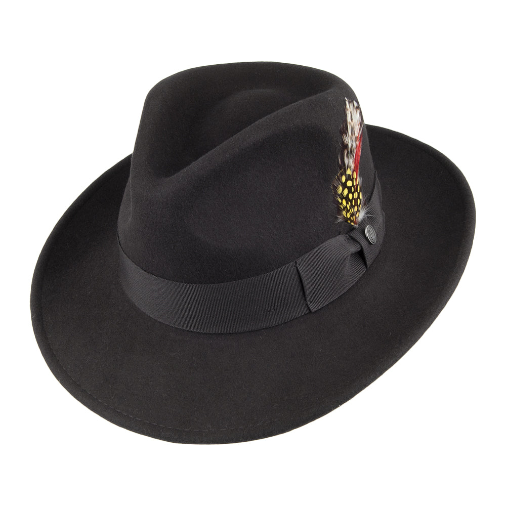 Chapeau Fedora Ford noir JAXON & JAMES