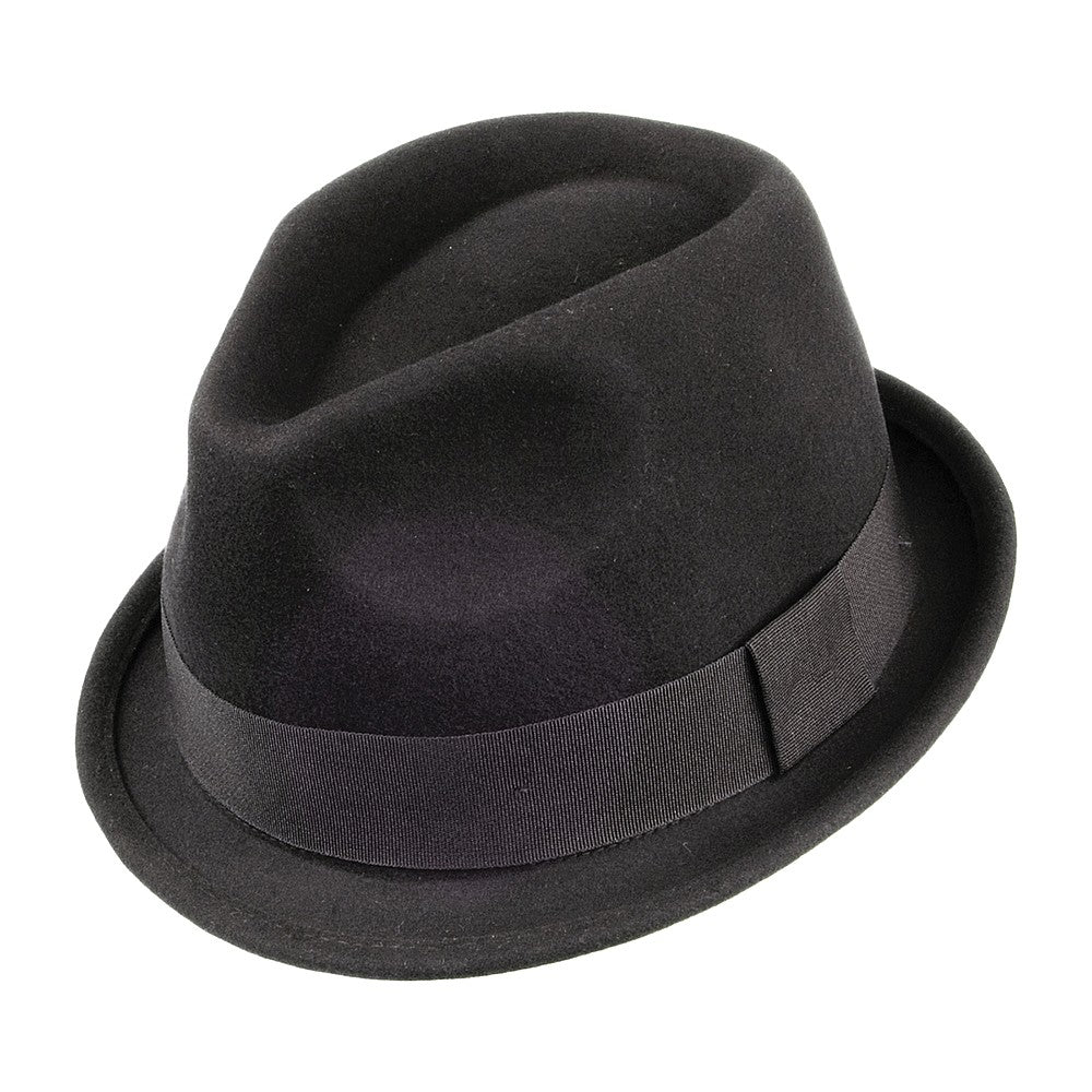 Chapeau Trilby Déformable Dekker noir JAXON & JAMES