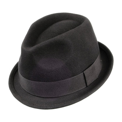 Chapeau Trilby Déformable Dekker noir JAXON & JAMES