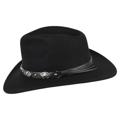 Chapeau de Cowboy Tombstone noir JAXON & JAMES