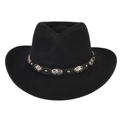 Chapeau de Cowboy Tombstone noir JAXON & JAMES
