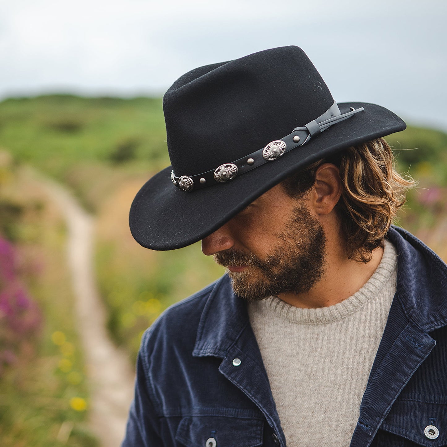 Chapeau de Cowboy Tombstone noir JAXON & JAMES