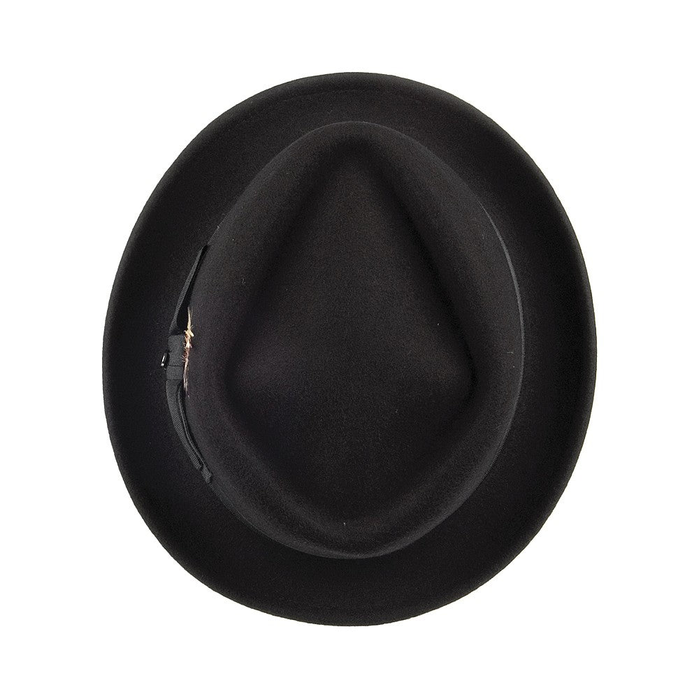 Chapeau Pork Pie Diamond Crown noir JAXON & JAMES