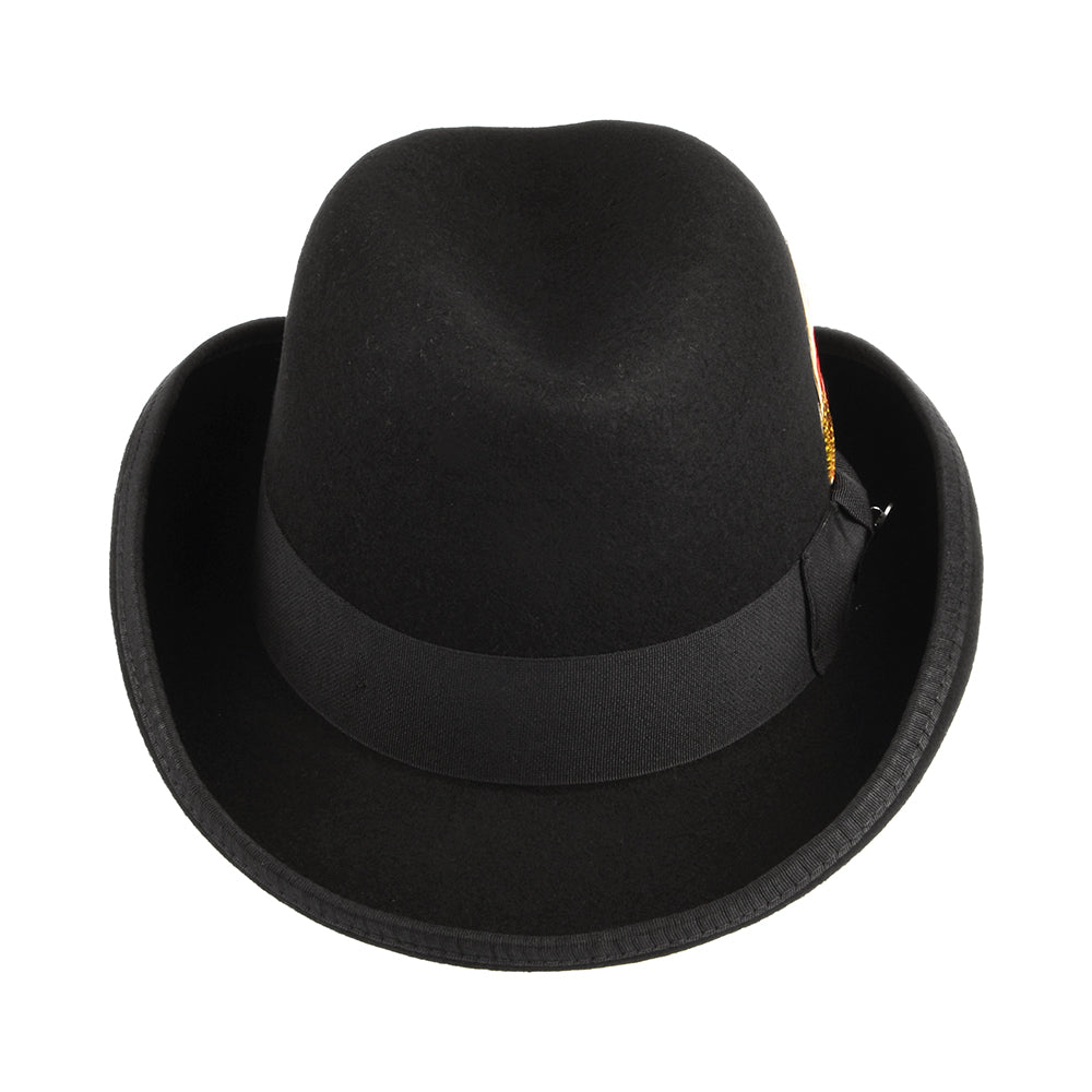 Chapeau Homburg en Laine noir JAXON & JAMES