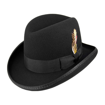 Chapeau Homburg en Laine noir JAXON & JAMES