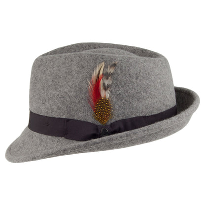 Chapeau Trilby Detroit flannelle JAXON & JAMES