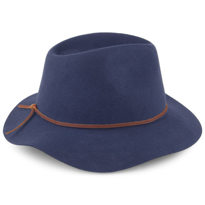 Chapeau Fedora Wesley bleu BRIXTON