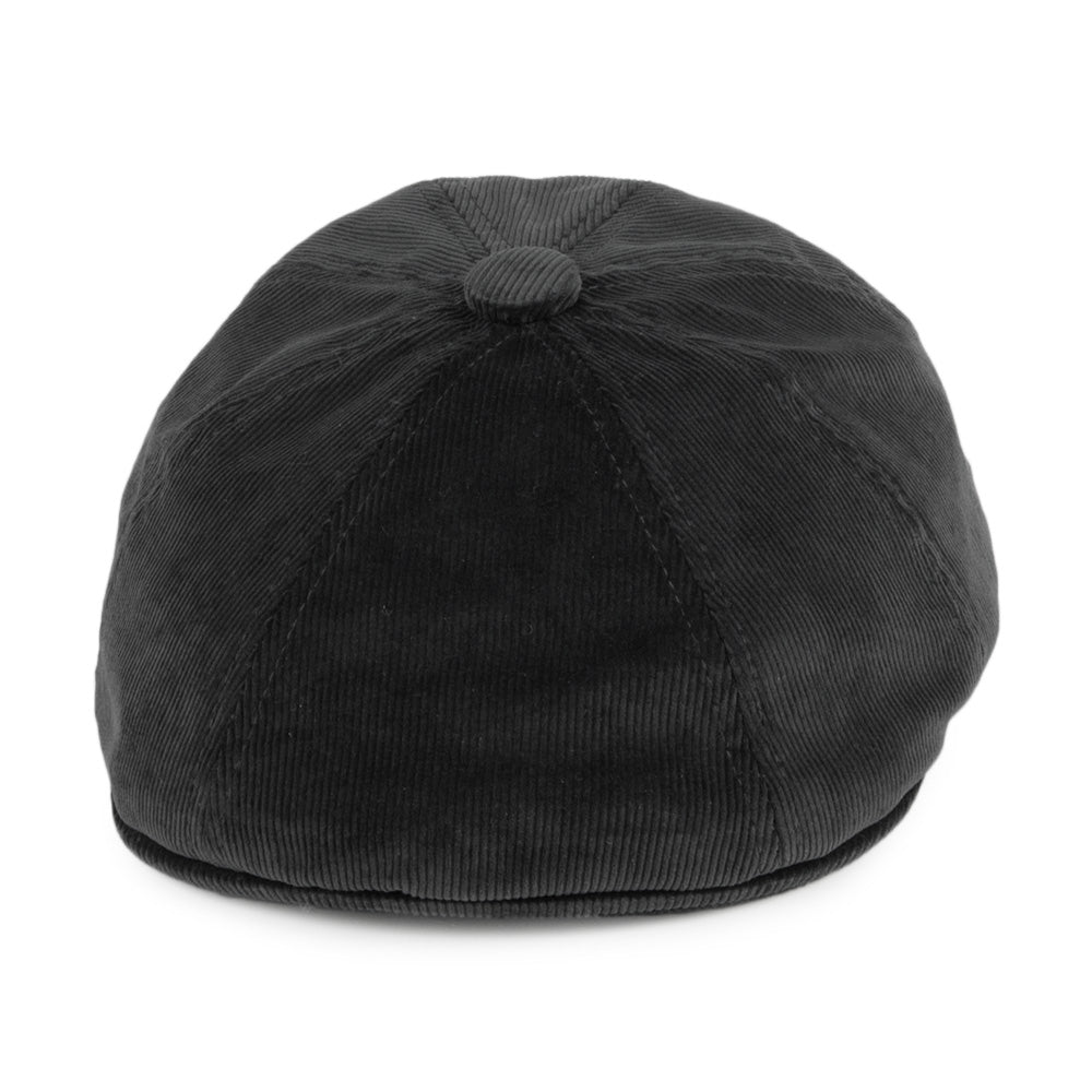 Casquette Gavroche en Velours Côtelé Hawker noir KANGOL