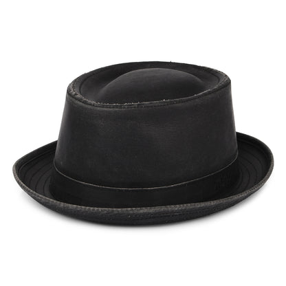 Chapeau Pork Pie Hydrofuge Odenton noir STETSON
