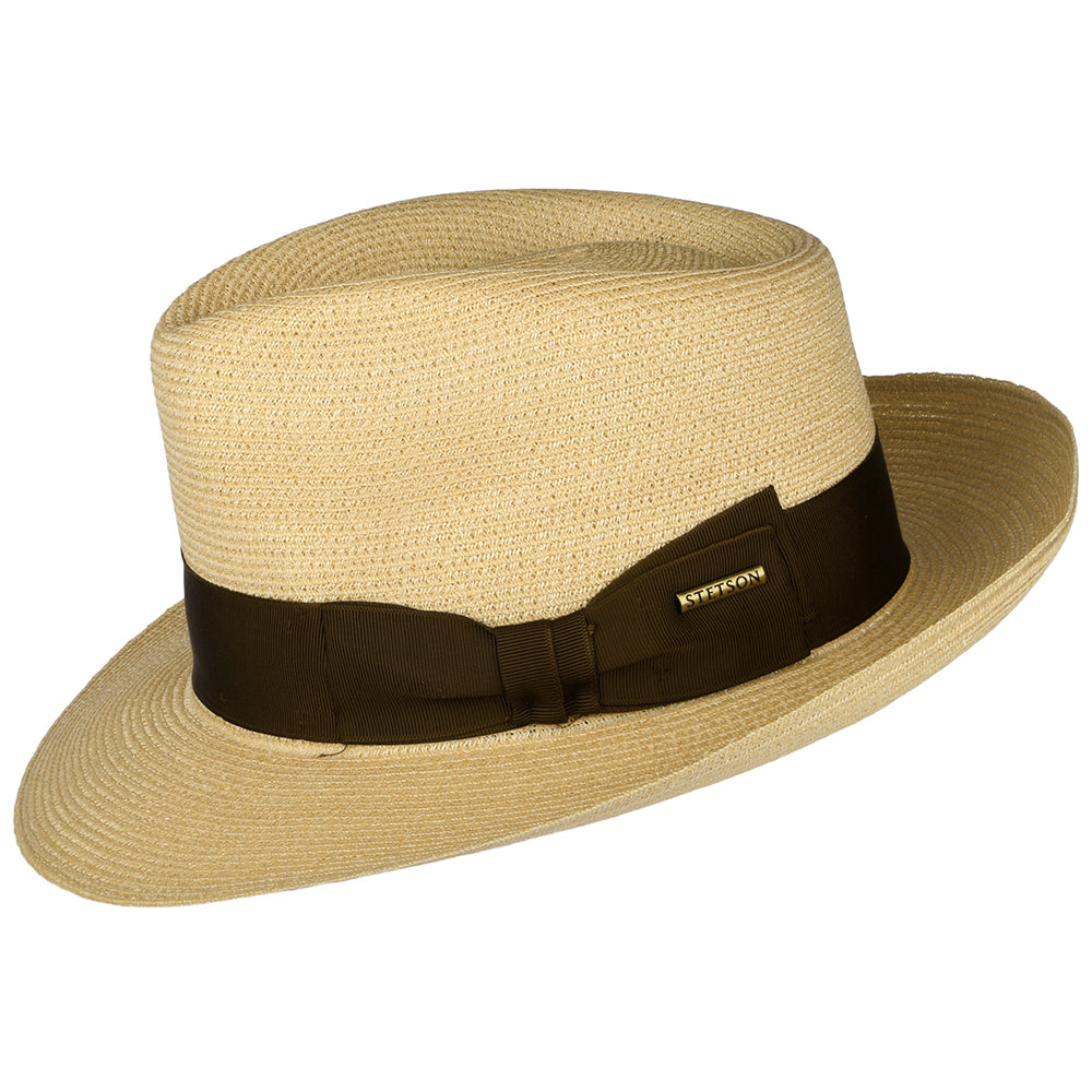 Chapeau Fedora en Chanvre naturel STETSON