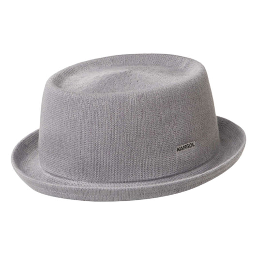 Chapeau Pork Pie en Bambou Mowbray gris KANGOL