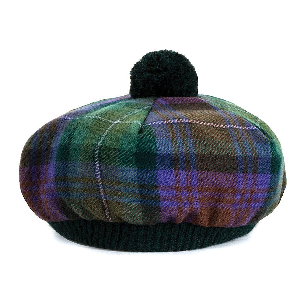 Chapeau Tam O'Shanter en Laine d'Agneau Isle Of Skye LOCHCARRON OF SCOTLAND