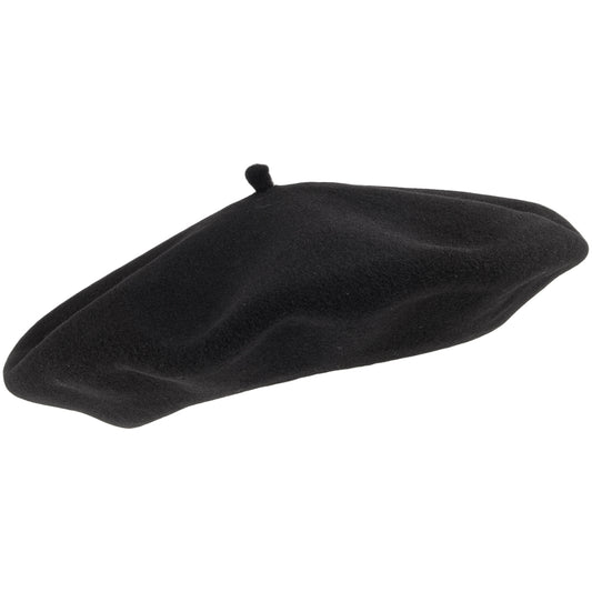 Béret Alpin en Laine Mérinos noir HÉRITAGE PAR LAULHÈRE