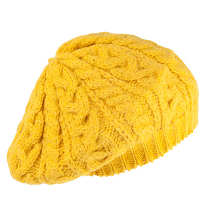 Béret en Alpaga jaune HIGHLAND 2000