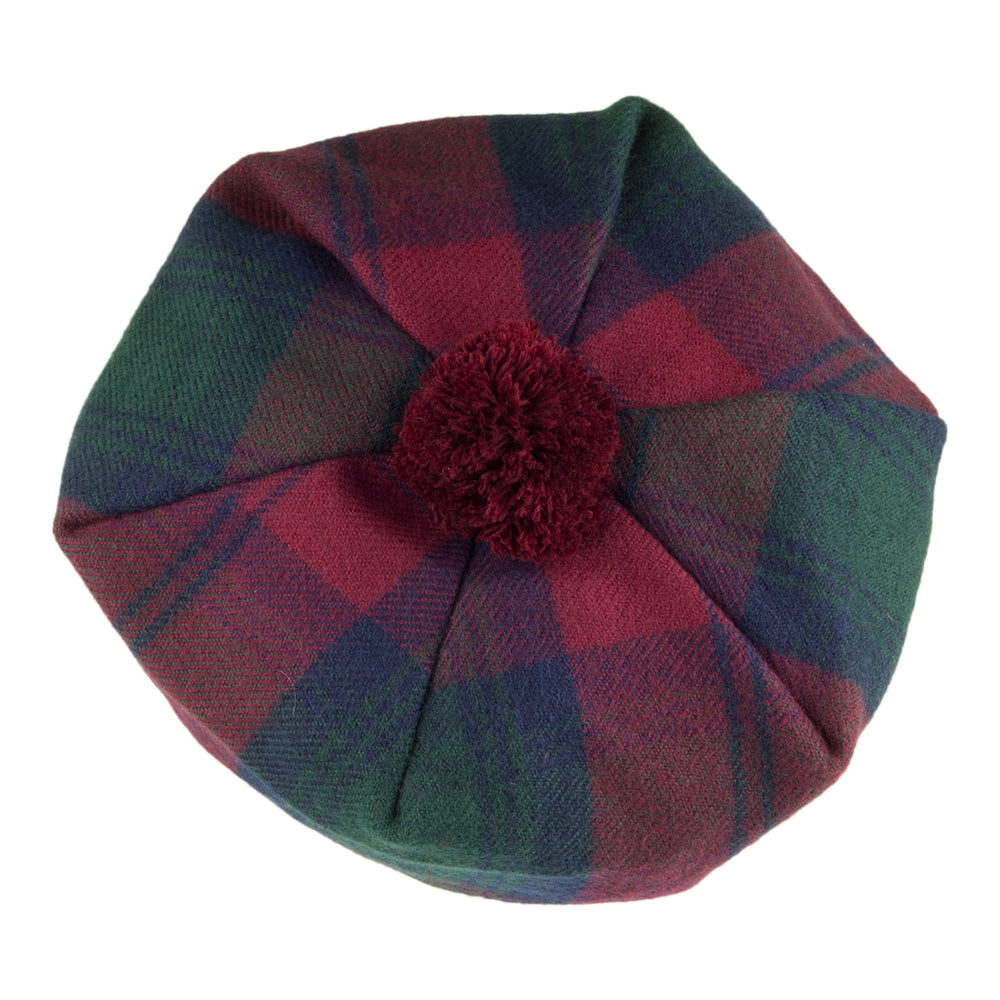 Chapeau Tam O'Shanter en Laine d'Agneau Lindsay LOCHCARRON OF SCOTLAND