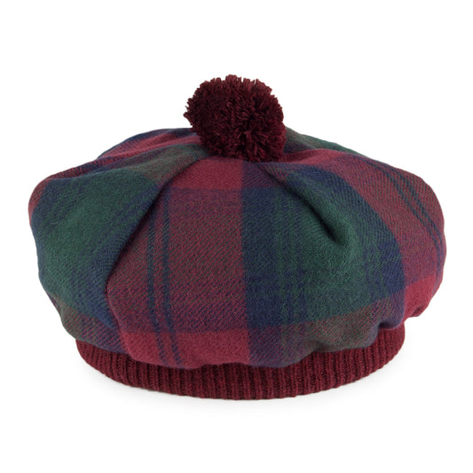 Chapeau Tam O'Shanter en Laine d'Agneau Lindsay LOCHCARRON OF SCOTLAND