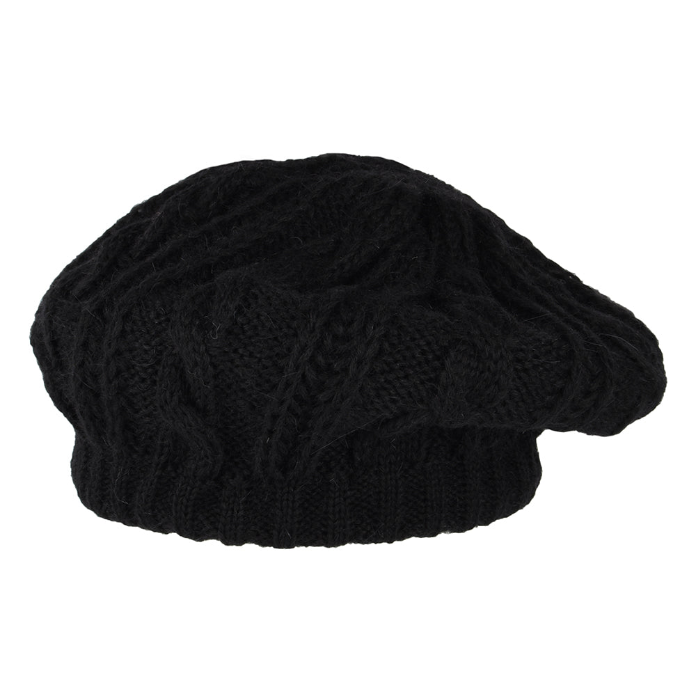 Béret à Torsades noir WHITELEY