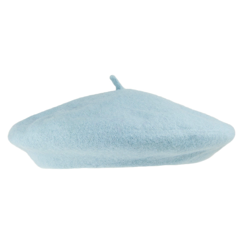 Béret Tendance en Laine bleu clair