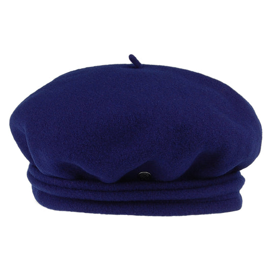 Béret en Laine Mérinos Chopin bleu roi HÉRITAGE PAR LAULHÈRE
