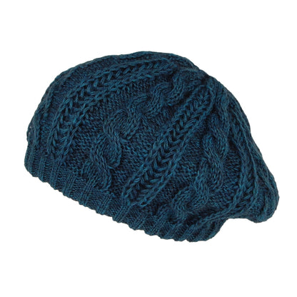 Béret à Torsades bleu sarcelle WHITELEY