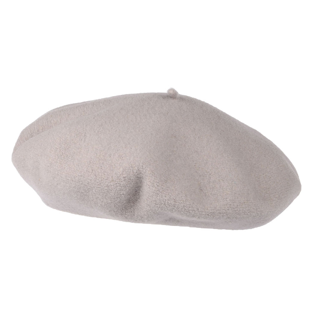 Béret Authentique en Laine Mérinos gris LAULHÈRE
