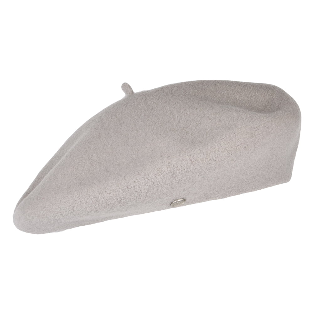 Béret Authentique en Laine Mérinos gris LAULHÈRE