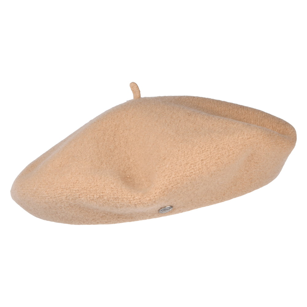 Béret Authentique en Laine Mérinos sable clair LAULHÈRE