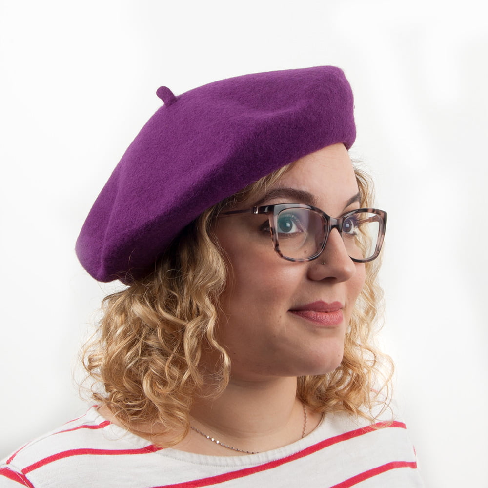 Béret en Laine violet JAXON & JAMES
