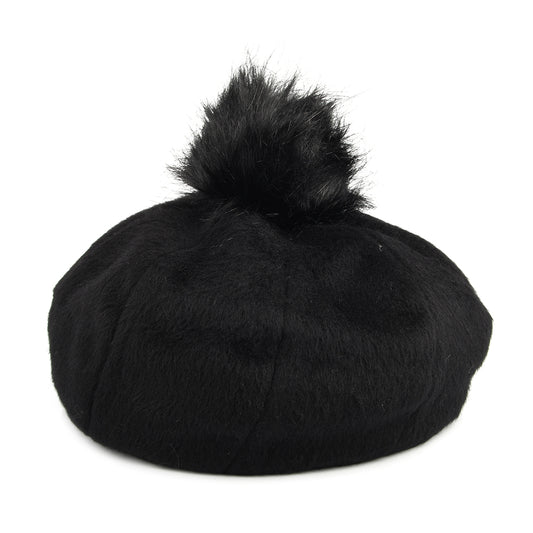 Béret Oversize avec Pompon en Fausse Fourrure Natalie noir BRIXTON